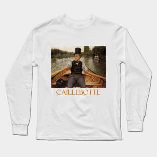 Boating Party (1877) by Gustave Caillebotte Long Sleeve T-Shirt